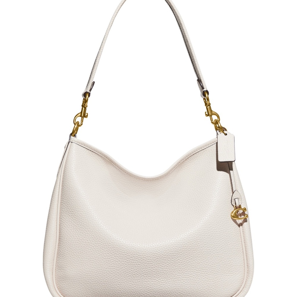 Classic and refined, the Soft Pebble Leather Shoulder from Coach